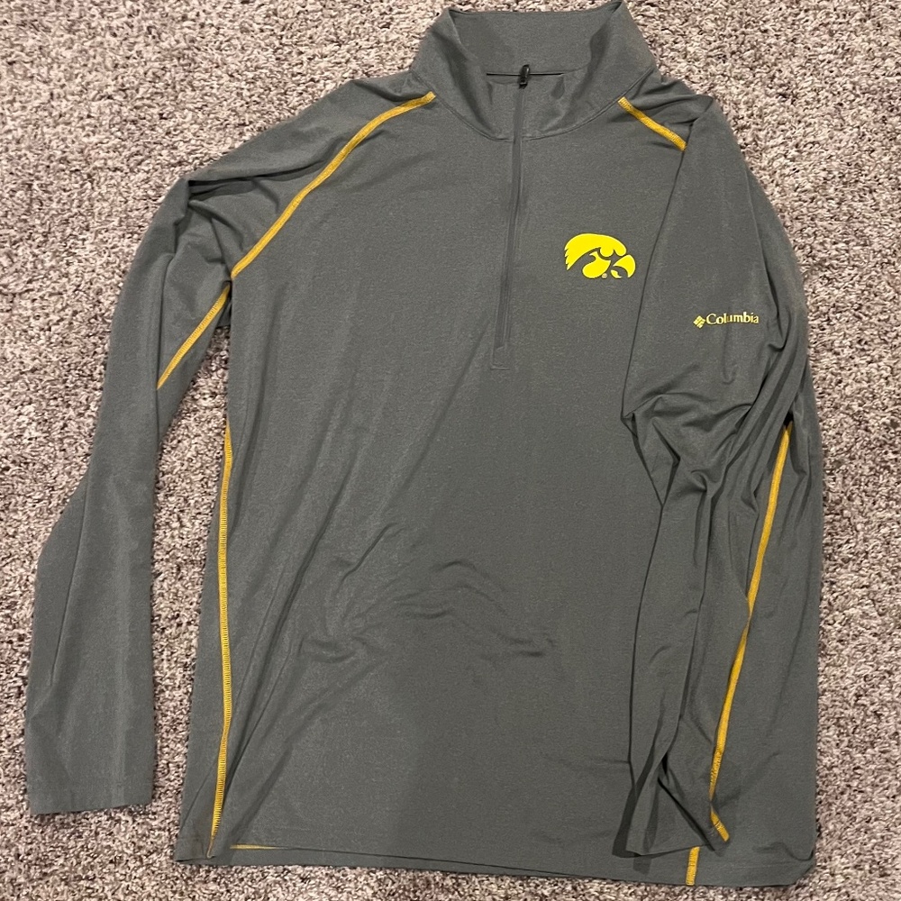 Women's Columbia Iowa Hawkeyes L Quarter Zip Pullover